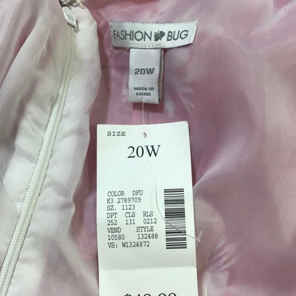 ⭐️ Fashion Bug | pretty pink and white floral sleeveless dress - Picture 5 of 5